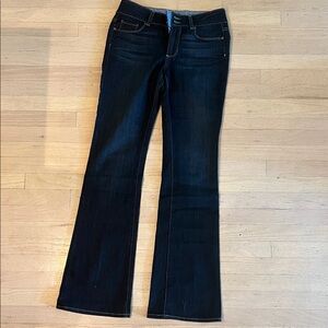 PAIGE Women's Midnight Blue Boot Cut Jeans stretch size 30